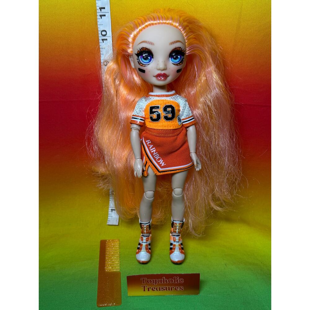 Rainbow High Poppy Rowan Cheerleader Fashion Doll